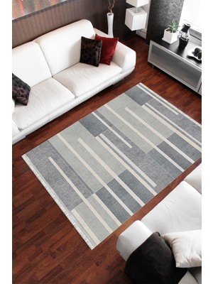 Homier Collection Homier Westa Kalitesi Yıkanabilir Kaymaz Taban Kilim ve Yolluk H-PW-8177A