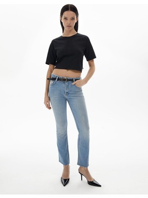 LTB Lynda x Cropped Flare Jean Pantolon