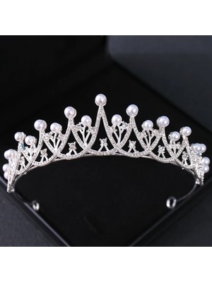 Mingjin Shop2 Hiçbiri Barok Vintage Kristal Rhinestone Tiaras ve Taçlar Diadems Bantlar Kadınlar Için Gelin Düğün Saç Aksesuarları Takı Band (Yurt Dışından)