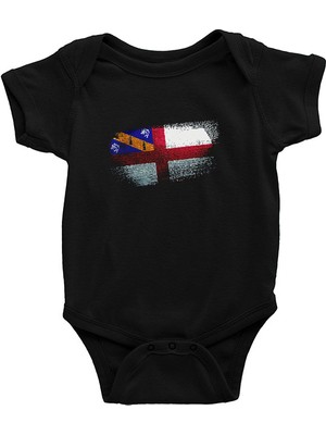 Darkhane Herm Siyah Unisex Bebek Body - Zıbın