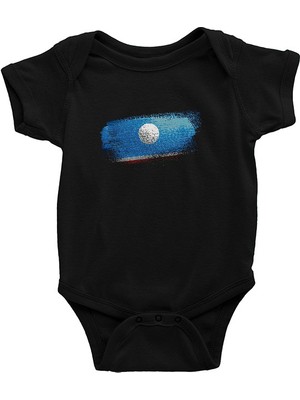 Darkhane Yakutistan - Sakha Republic Siyah Unisex Bebek Body - Zıbın