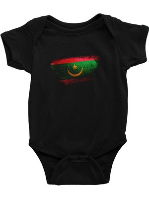 Darkhane Moritanya - Mauritania Siyah Unisex Bebek Body - Zıbın