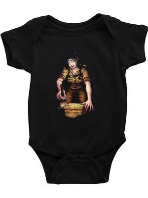 Darkhane Arkeolog Siyah Unisex Bebek Body - Zıbın