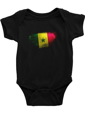 Darkhane Senegal Siyah Unisex Bebek Body - Zıbın
