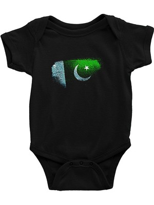 Darkhane Pakistan Siyah Unisex Bebek Body - Zıbın