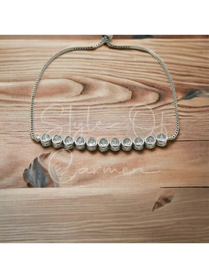 Style Of Carmen Zirkon Taşlı Asansörlü Bileklik