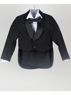 Chaton D'or 1-4 Yaş Chaton Dor Erkek Çocuk Frak Takım Ebise Siyah