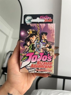 Dükkan Design Jojo's Bizarre İskambil Kartı Destesi 54 Parça Anime Temalı Dayanıklı Kartlar