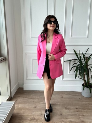 Arzu Emiroğlu Pembe Blazer Ceket