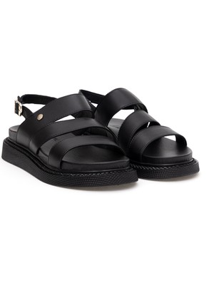 U.S. Polo Assn. Kadın Siyah Sandalet 50287291-VR046