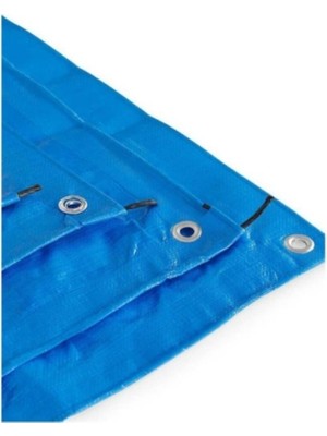 Adige Branda 12 M x 15  Su Geçirmez Pvc-Parafin Gölgelik Çadır-Tente-Branda Mavi