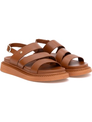 U.S. Polo Assn. Kadın Taba Sandalet 50287291-VR099