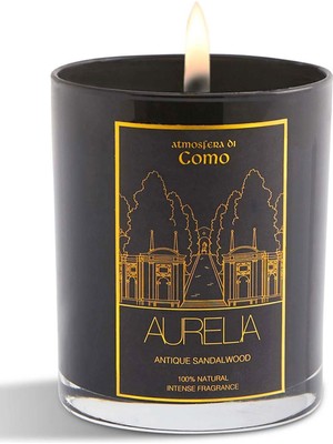 Aurelia Genève Atmosfera Di Como - Antique Sandalwood - Sandal Ağacı Kokulu Mum - 210 gr