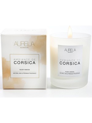 Aurelia Genève Ambiance De Corsica - Musky Mimosa - Mimoza & Misk Kokulu Mum - 210 gr