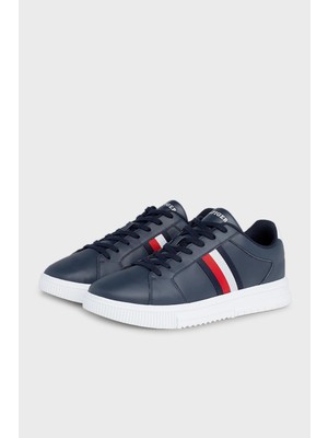 Tommy Hilfiger Deri Sneaker Ayakkabı Erkek Ayakkabı FM0FM04895 Dw5