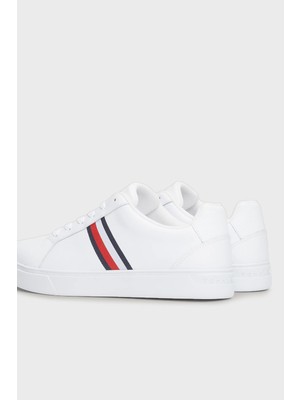 Tommy Hilfiger Deri Sneaker Ayakkabı Bayan Ayakkabı FW0FW07779 Ybs