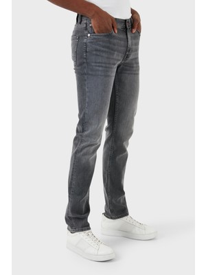 Tommy Hilfiger Normal Bel Straight Fit Jeans Erkek Kot Pantolon MW0MW34512 1b2