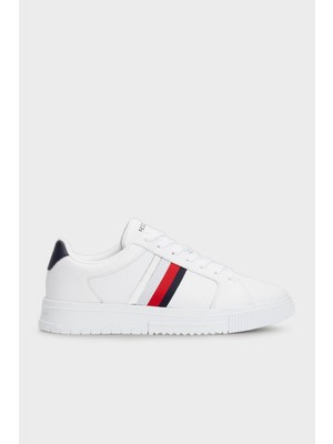 Tommy Hilfiger Deri Sneaker Ayakkabı Erkek Ayakkabı FM0FM04895 Ybs