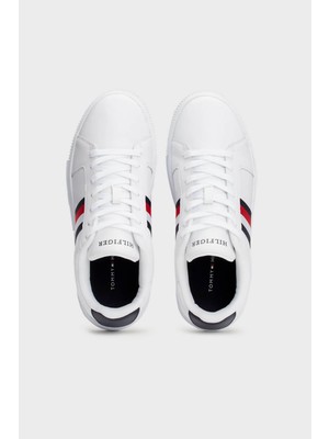 Tommy Hilfiger Deri Sneaker Ayakkabı Erkek Ayakkabı FM0FM04895 Ybs