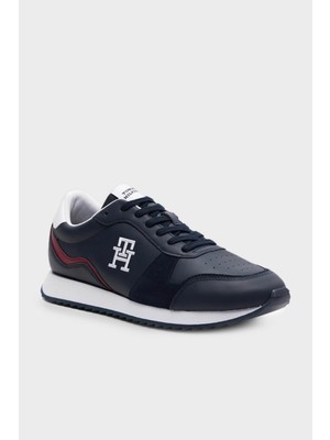 Tommy Hilfiger Deri Sneaker Ayakkabı Erkek Ayakkabı FM0FM04959 Dw5