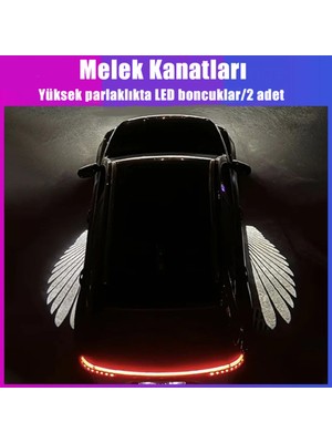 Eraks Car Accesories  Melek Kanatlı LED Işığı Ayna Altı