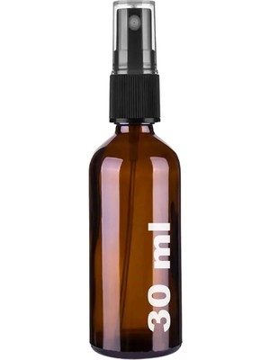 JUNİBELİW 8 Adet Çok Amaçlı Amber 30ML Sprey Fısfıs Kolonya Dezenfektan Cam Şişe 8X30ML
