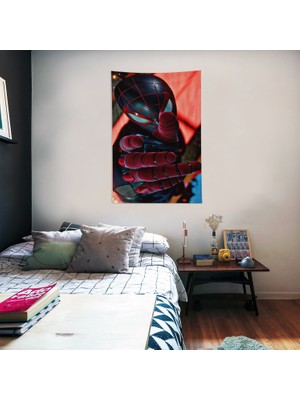 The Lucid Lab Spiderman Aı Duvar Örtüsü - 100 cm x 135 cm