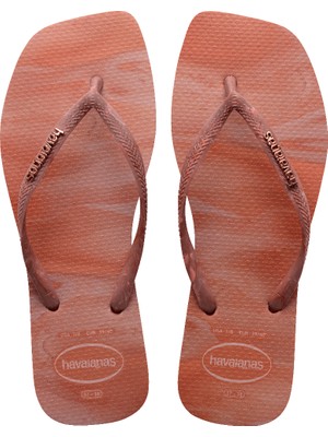 Havaianas Slim Square Trendy Turuncu Kadın Terlik 35-36