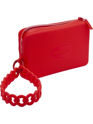 Havaianas Mini Bag Chain Kırmızı Plaj Çantası