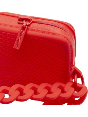 Havaianas Mini Bag Chain Kırmızı Plaj Çantası