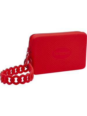 Havaianas Mini Bag Chain Kırmızı Plaj Çantası