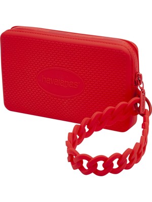 Havaianas Mini Bag Chain Kırmızı Plaj Çantası