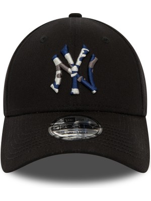 New Era New York Yankees Şapka Siyah Batik Logo 60435189