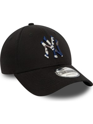 New Era New York Yankees Şapka Siyah Batik Logo 60435189