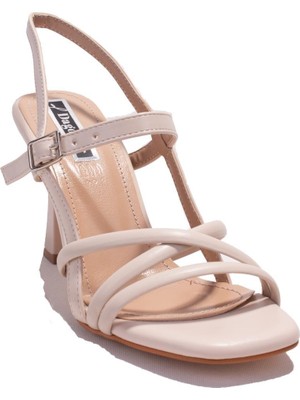 Dagoster DZA07-928550 Ten Klasik Topuklu Kadın Ayakkabı