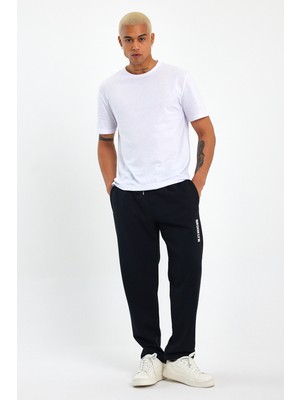 Superlife Erkek Regular/normal Kesim Lastik Belli  Brooklyn Şehir Baskılı Eşofman Altı 24EA205