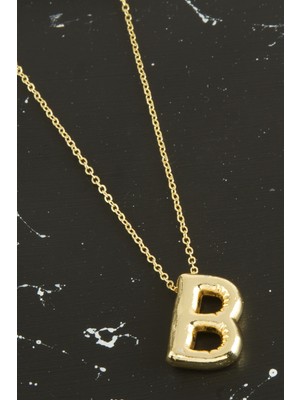 Feryal B Harfli Balon Kolye