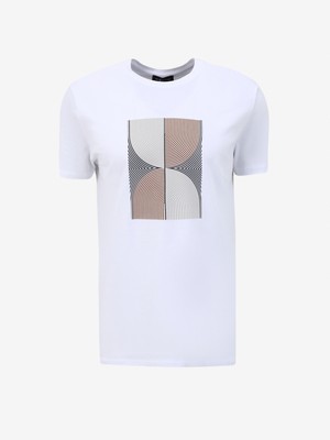 Altınyıldız Classics Beyaz Erkek T-Shirt 4A4824200012