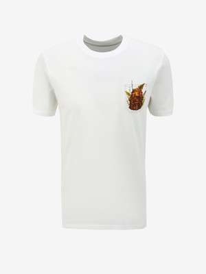 Lee Bisiklet Yaka Beyaz Erkek T-Shirt L241578100 Bisiklet Yaka T-Shirt