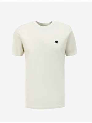 Wrangler Bisiklet Yaka T-shirt Vintage White