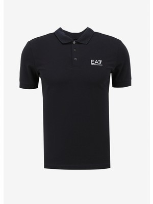 Ea7 Koyu Lacivert Erkek Polo T-Shirt 8Npf04Pjm5Z