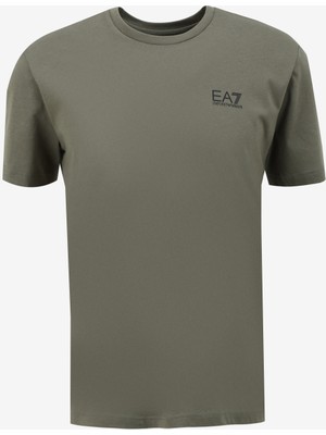 Ea7 Bisiklet Yaka Haki Erkek T-Shirt 8NPT18PJ02Z