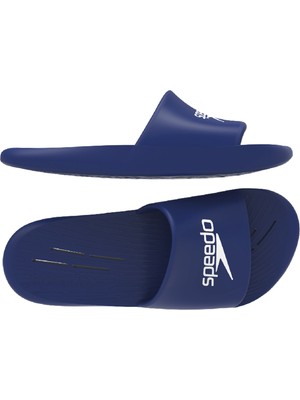 Speedo Lacivert - Beyaz Erkek  Terlik 8-1222916711-SPEEDO Slıdes One Pıec