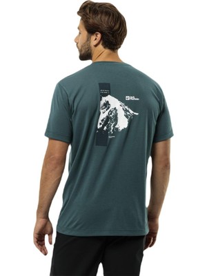 Jack Wolfskin 1809941 Vonnan S/s Graphic T M Erkek T-shirt