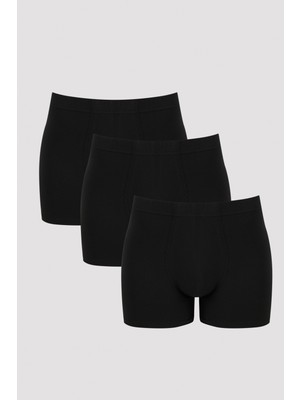 Penti Siyah Basic Tube 3lü Boxer