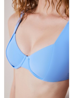 Penti New Balen Mavi Bikini Üstü