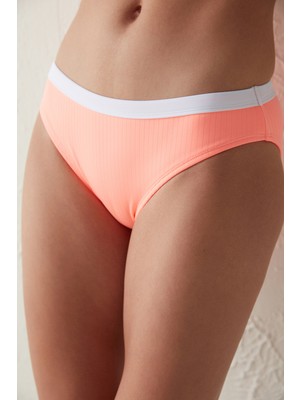 Penti Neon Turuncu Beach Slip Bikini Altı