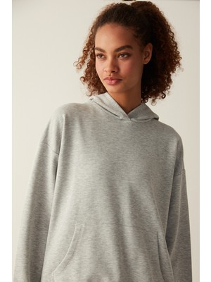 Penti Grimelanj Kapüşonlu Cep Detaylı Oversize Sweatshirt