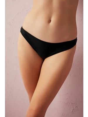 Penti Siyah Basic Slip Bikini Altı