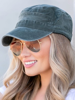 Uniquerrs Unisex % 100 Pamuklu Castro Kep Şapka